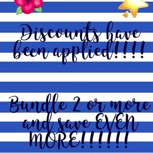 Bundle and save even more!!!!